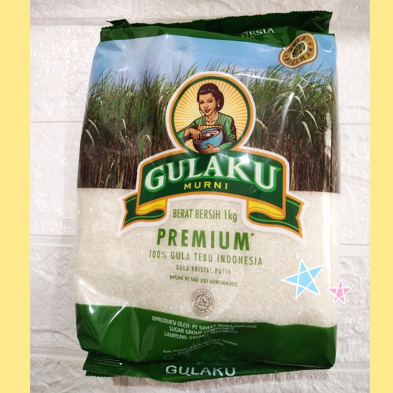 Gulaku gula tebu premium putih 1 kg 1kg