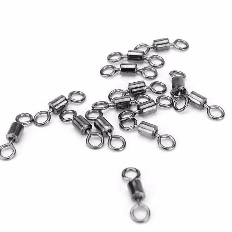 10 pcs Kili kili Barrel Bearing Swivel Solid Rings