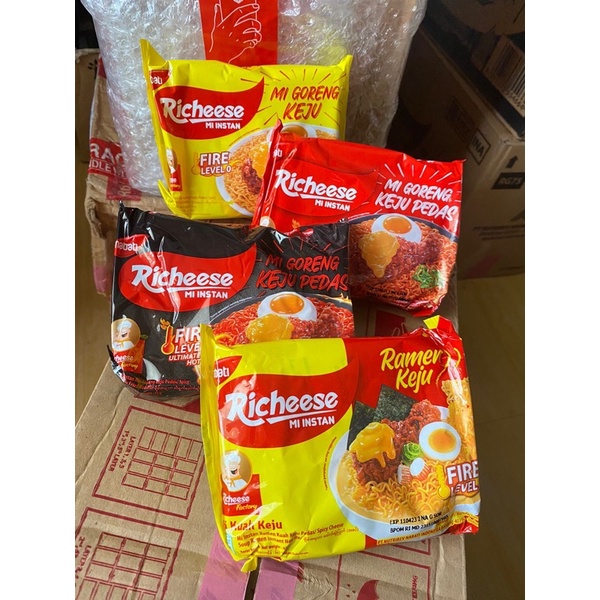 

mie instan recheese level 0, level 3, level 5, kuah ramen keju READY STOCK