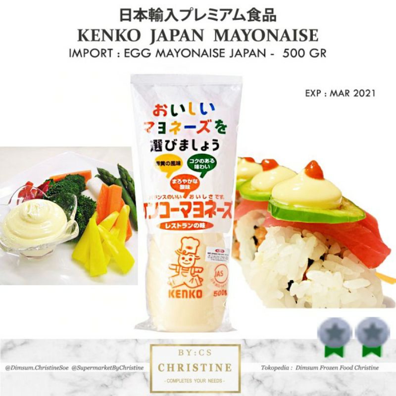 

MAYONAISE KENKO MAYONNAISE JAPAN MAYO MENTAIKO 500 ML