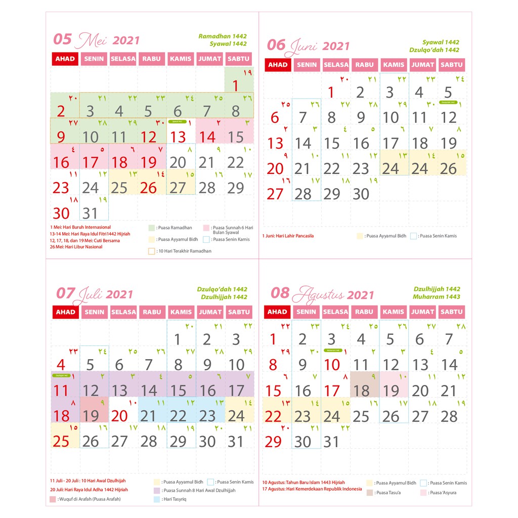 Kalender Puasa Mini 2021 Bisa Wipe And Clean Dicoretdan Dihapus Shopee Indonesia