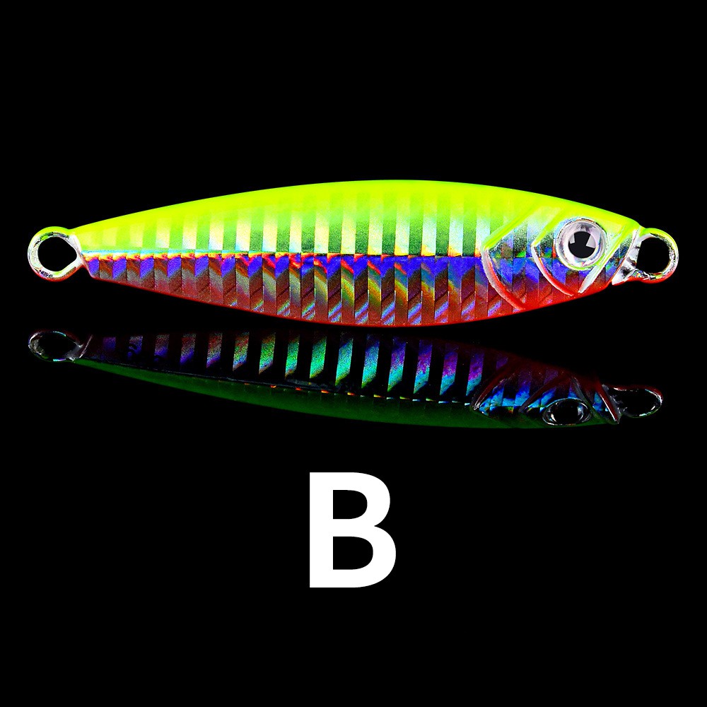 1Pcs 7g/10g/15g/20g Logam Metal Jig Umpan Pancing Memancing Ikan Fishing Lure Buatan Jigging Sinking