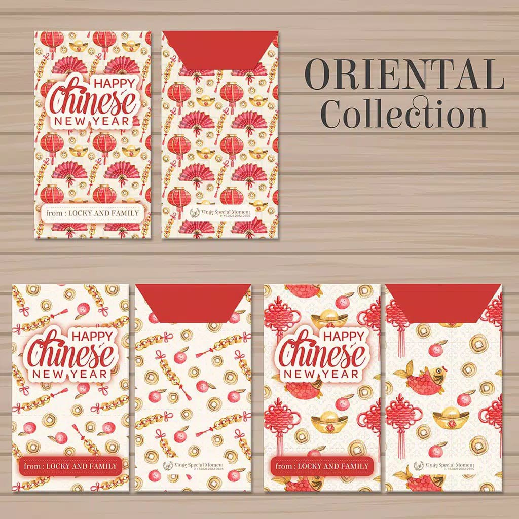 

angpao envelope amplop imlek hari raya angpao custom (oriental collection)