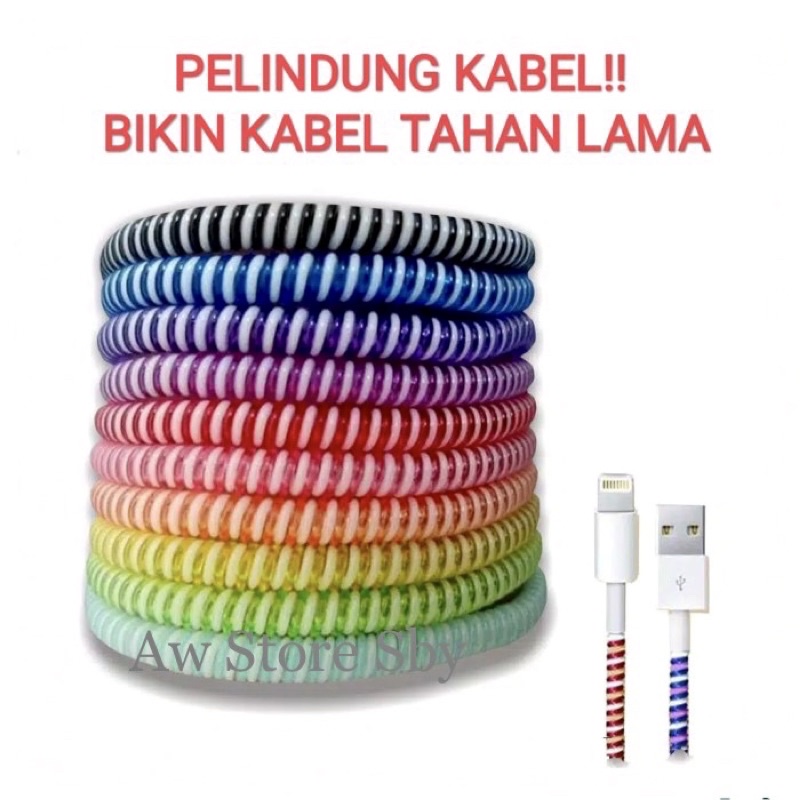 Pelindung Kabel Charger dan Headset 1 warna/2 warna/3warna