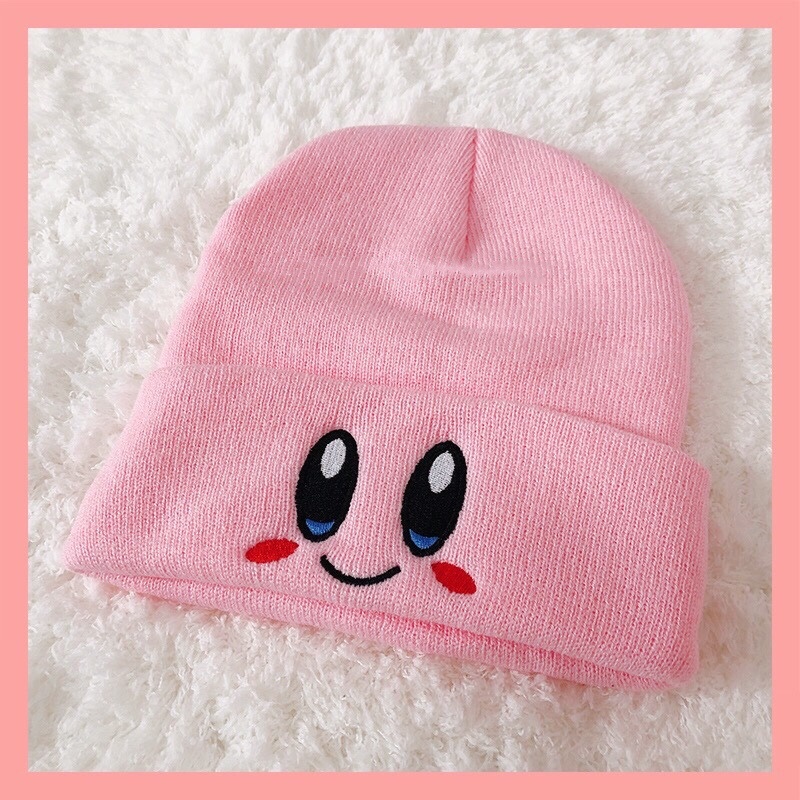 Topi Kupluk Rajut Bahan Wol Warna Pink Untuk Wanita