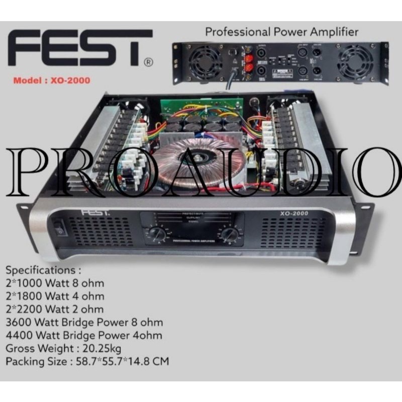 Power Amplifier Fest XO 2000 Original