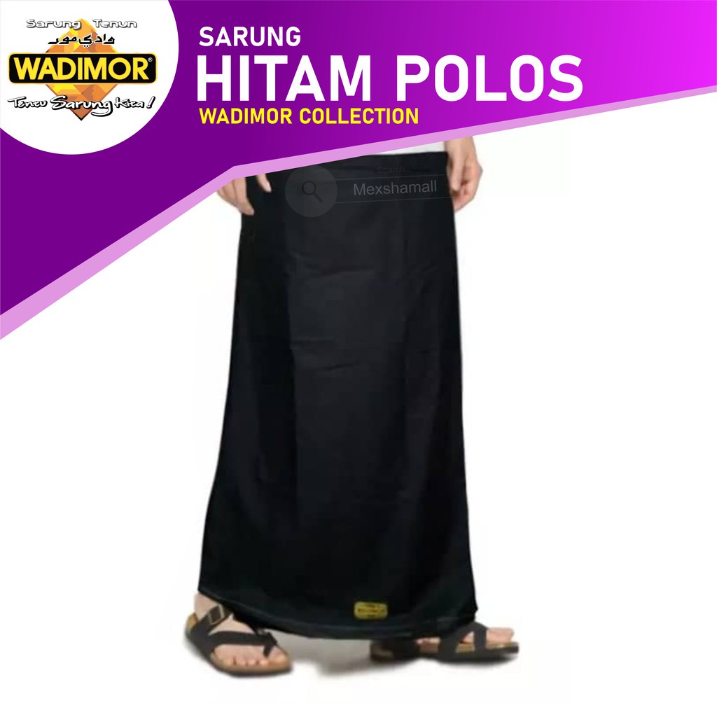 Wadimor Sarung Tenun Polos I Perlengkapan Sholat I Fashion Muslim Pria