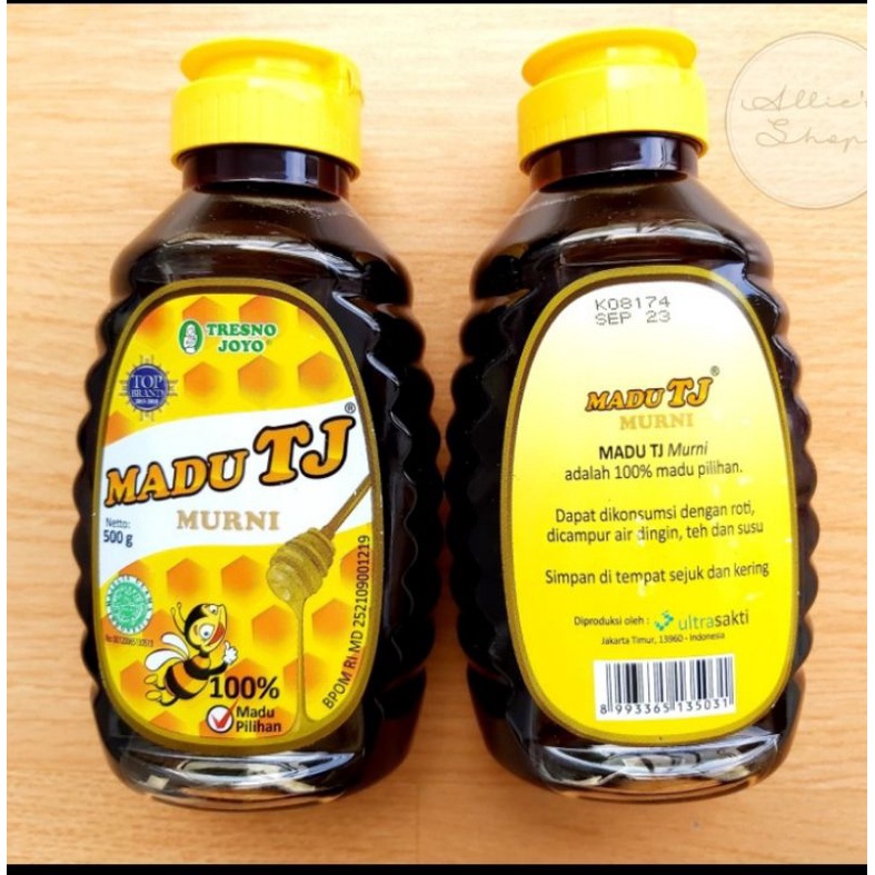 

madu Tj murni 500 gr