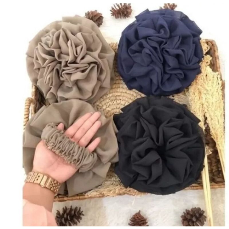 SCUNCHY CEPOL MAWAR/BROKOLI/CEPOL HIJAB