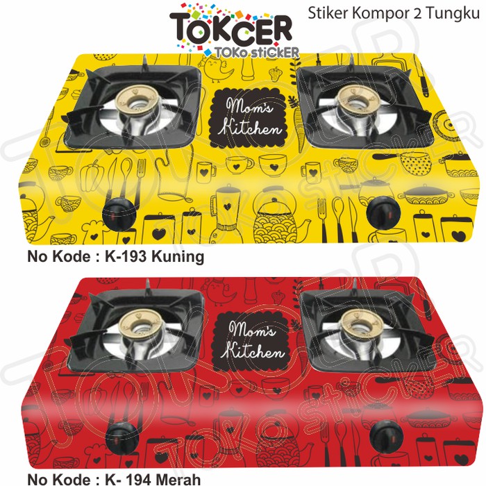  Stiker  Kompor  2  Tungku  MOM s Kitchen Shopee Indonesia