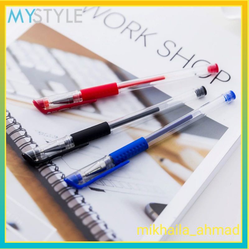 

PULPEN TINTA GEL BALLPOINT PEN ATK MURAH