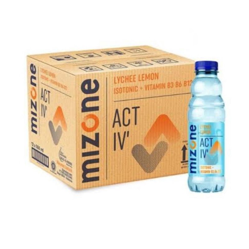 

Minuman Isotonik Mizone Botol Lychee Lemon (12 × 500 ml)