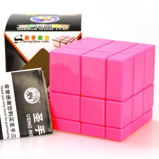 Rubik Mirror 3x3 Shengshou - Rubik Mirror Gold Silver Pink Biru