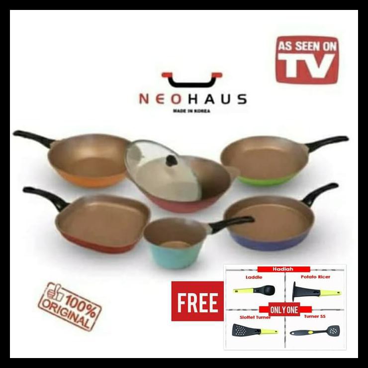 Neohaus Gold Stone Coating Frypan