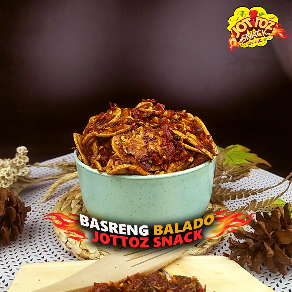 

BASRENG (BAKSO GORENG) SAMBAL BALADO & DAUN JERUK KRIUK MANTAB JOTTOZ SNACK