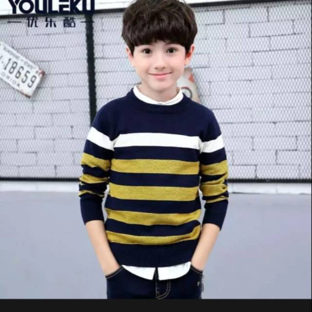 SWEATER RAJUT ANAK STRIP KEREN DAN LUCU MOTIF STRIP SWEATER RAJUT ANAK STRIP KEREN DAN LUCU MOTIF STRIP