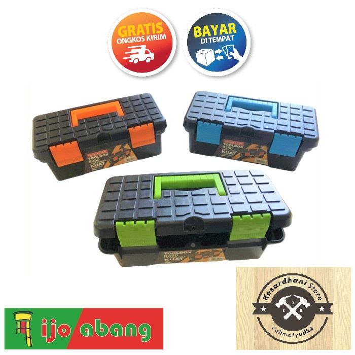 Toolbox Mini Tool Box 250 KENMASTER B250 Kotak Penyimpanan Perkakas 25cm x 12cm x 10cm