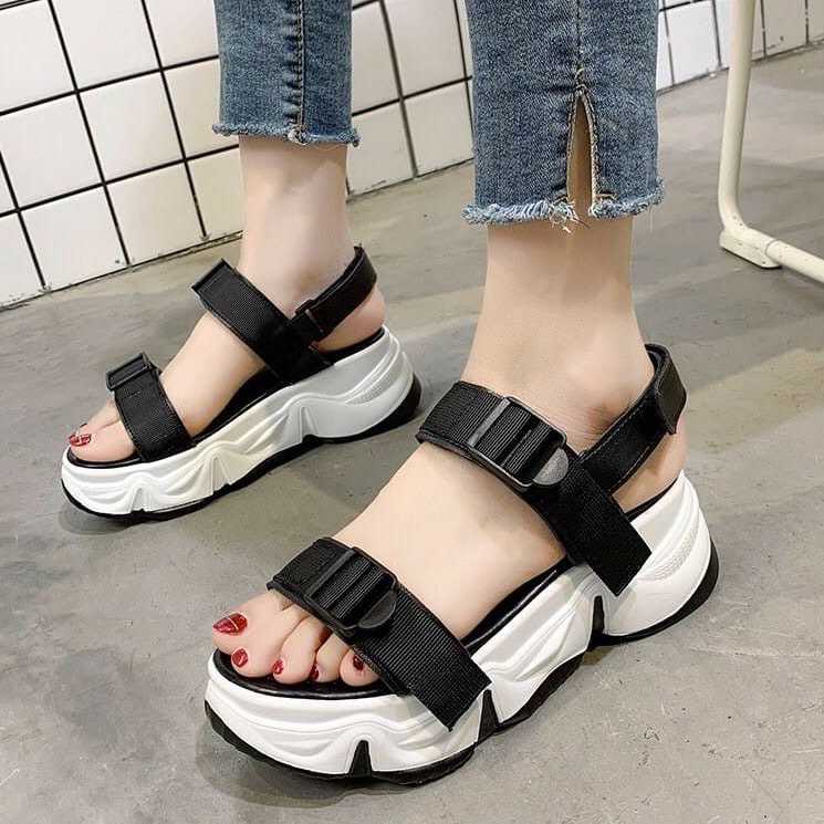 SANDAL GUNUNG WANITA KOREA BG-832 WANITA TERBARU MURAH KEREN SNIKER WANITA CEWEK FLAT SHOES OLAHRAGA