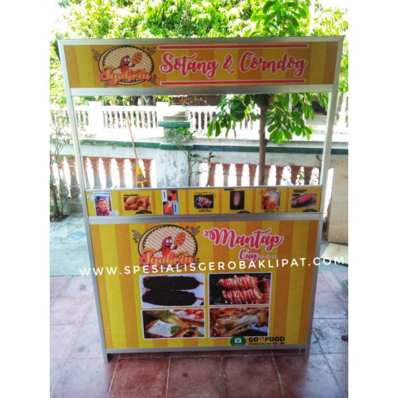 Booth Gerobak jumbo Lipat