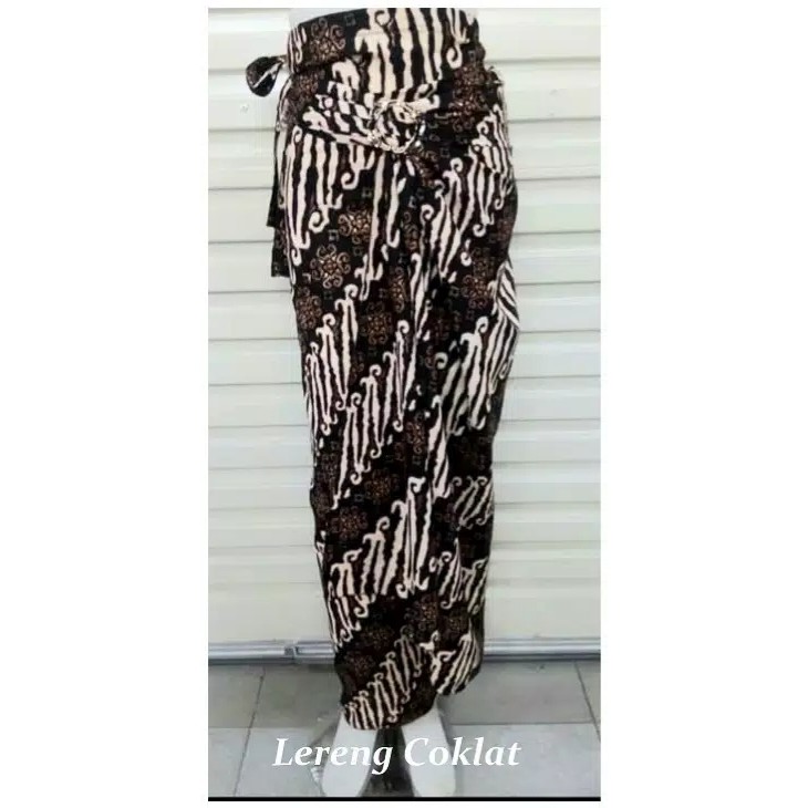 ROK LILIT BATIK / ROK LILIT / BAWAHAN KEBAYA / ROK KEBAYA / ROK WISUDA-Lereng Coklat