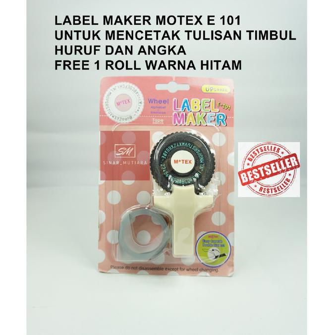 

MOTEX dymo embossing label maker - Putih