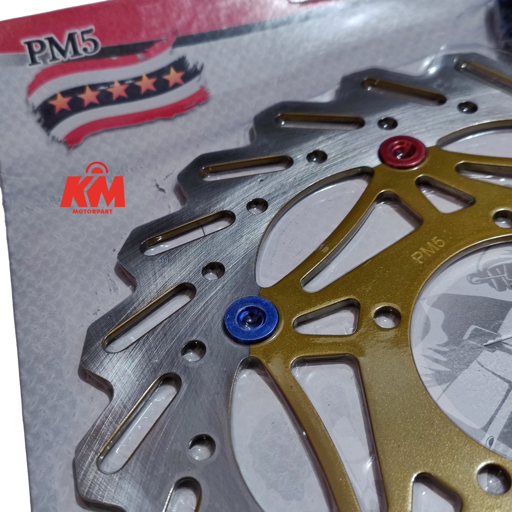 Cakram Depan Vixion old variasi Jumbo Piringan Rem Depan Discbrake Bonus Breket Diameter 29,5