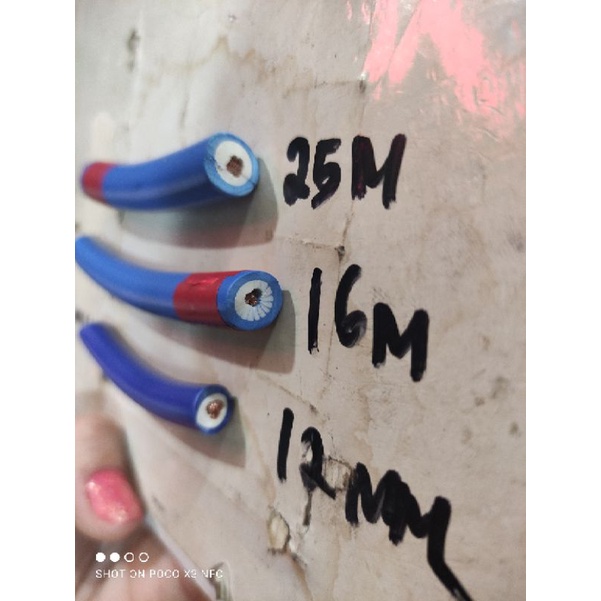 kabel las 12mm BIZNET harga per meter / harga 1 meter