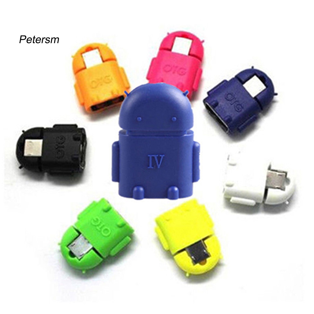 Adapter Converter Mini Micro Usb Male To Usb 2.0 Female Otg Untuk Mouse Tablet