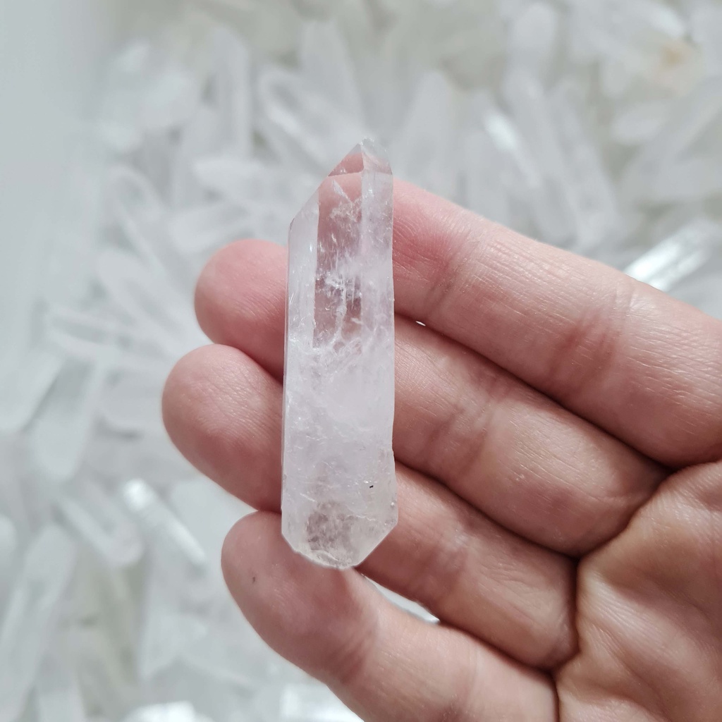 POLISHED CRYSTALS QUARTZ 250gram BATU ALAM KUARSA KRISTAL