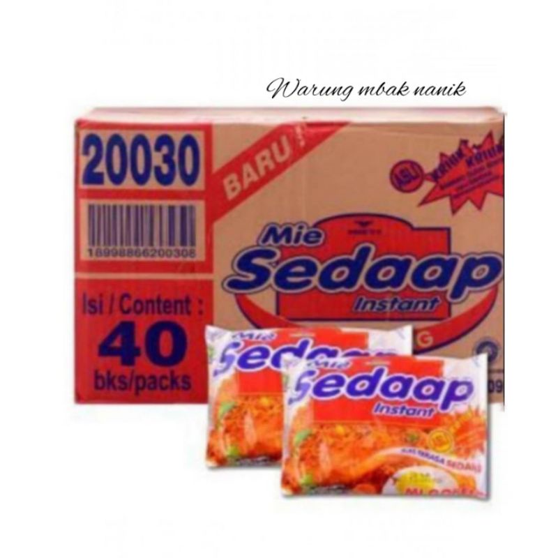 

Mie Sedaap goreng 1karton isi 40bungkus