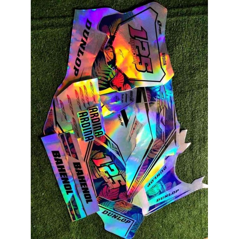 

decal sticker- stiker hologram CRF150L kekinian desain bebas BISA BAYAR DITEMPAT