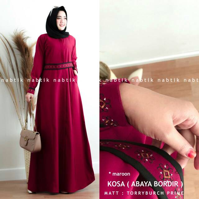 Gamis Kosa Abaya Ori By Nabtik