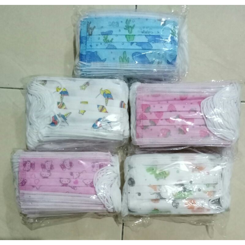 MASKER ANAK 3 PLAY/ 1 BOX ISI 50 PCS