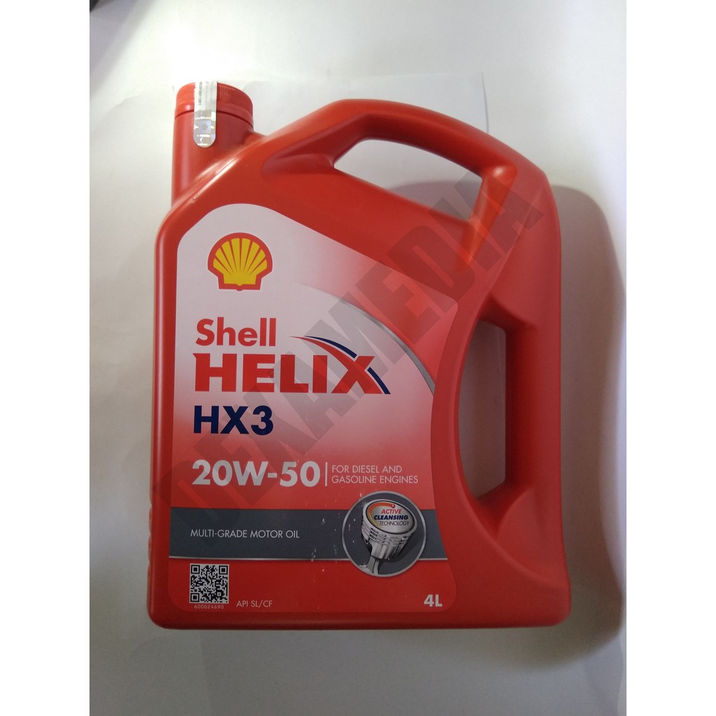 OLI MOBIL SHELL HELIX HX3 20W-50 4 LITER - 10001522