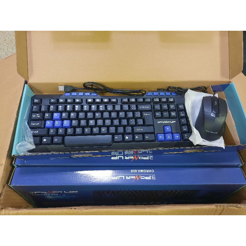 Keyboard Mouse Usb Power Up Chorma 800