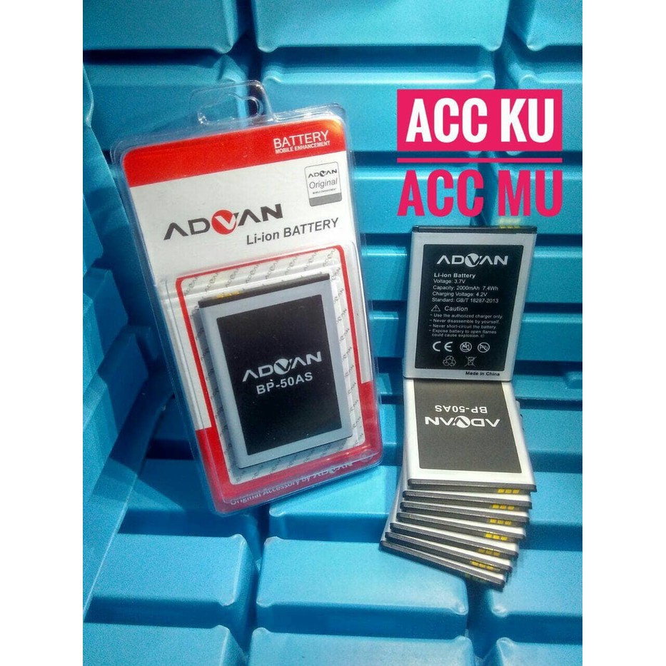 BATERAI ADVAN BP-50AS BATTERY ADVAN S50D BATERAI ADVAN S50D