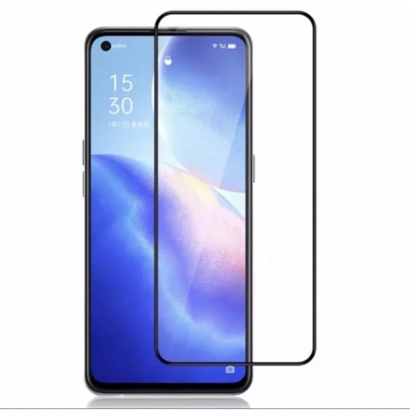 TEMPERED GLAS ANTI GORES KACA TG FULL OPPO RENO 5 ORIGINAL