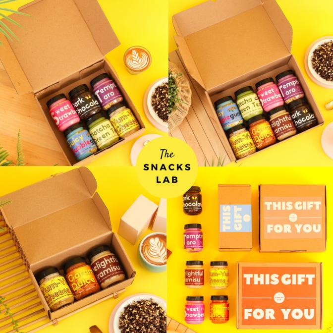 

HAMPERS CRUNCHY CHOCO JAR by snack lab gift box / souvenir / parcel