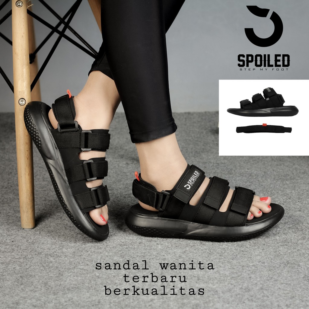 SPOILED~Sandal Webbing Wanita Premium~sandal grosir