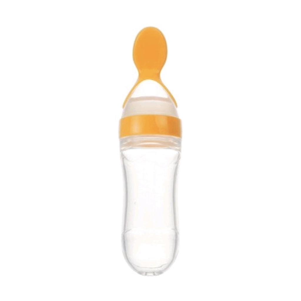 BOTOL DOT SILICONE SENDOK MAKAN BAYI / BABY SILICONE FOOD FEEDER (IP)