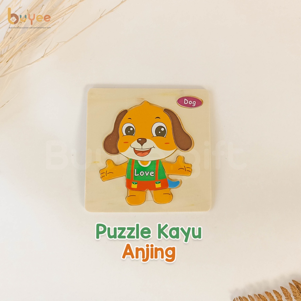 BUYEE GIFT | Puzzle Kayu / Puzzle Anak / Mainan Edukasi Anak / Puzzle cartoon