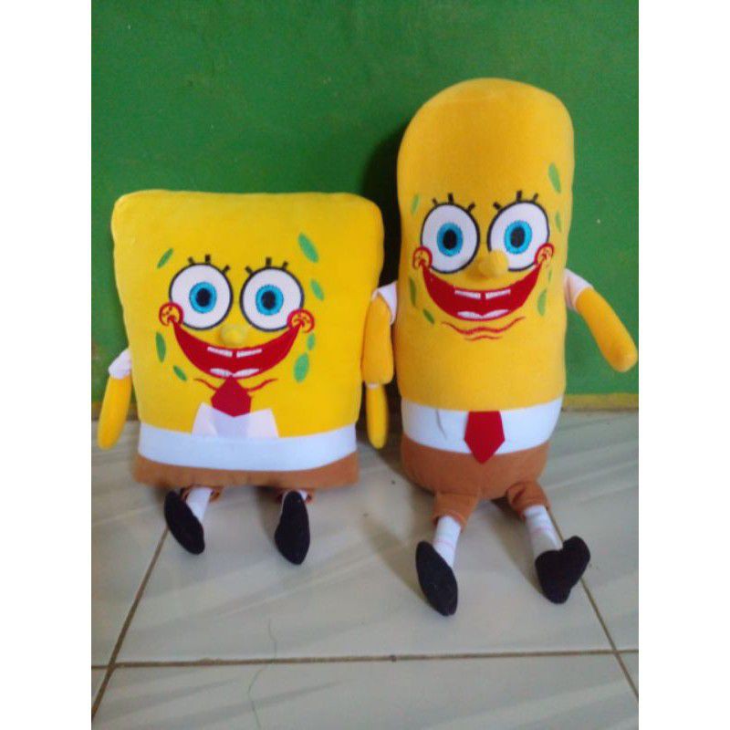 Sepasang Bantal dan guling spongebob