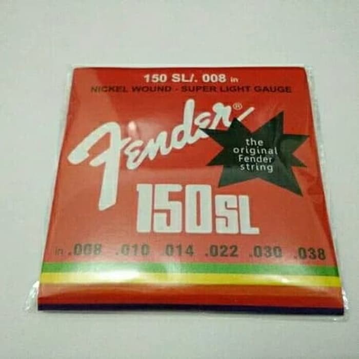 Senar Gitar Elektrik Akustik Fender 008 08 150SL Murah