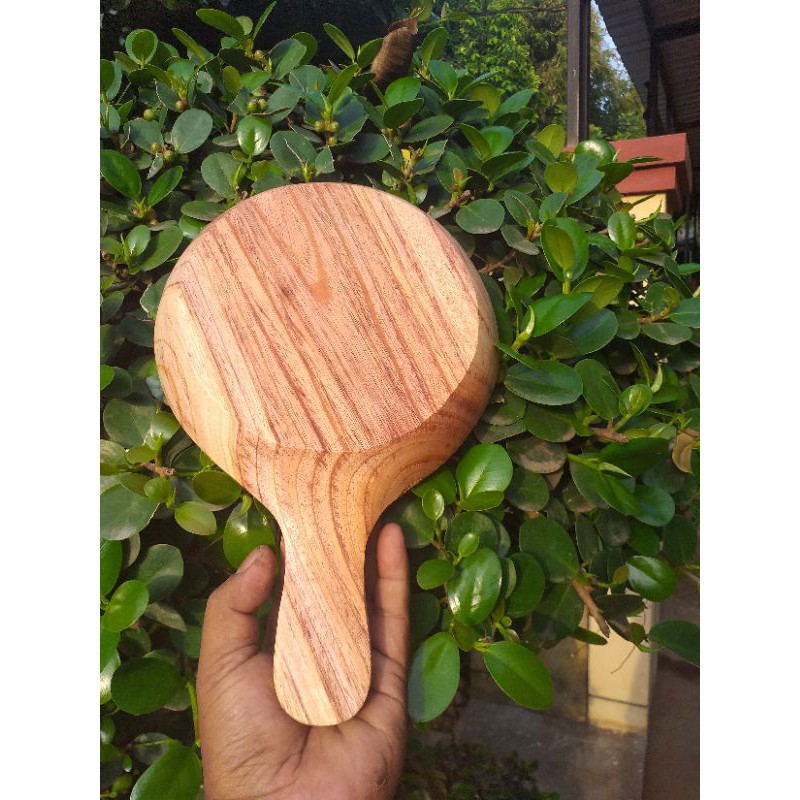 teflon kayu mahoni 15cm