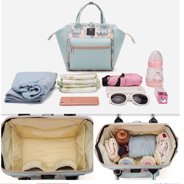 FASHION TAS BAYI BACKPACK TAS PERLENGKAPAN BABY RANSEL TAS POPOK DIAPER BAG TAS MAMI TAS WANITA