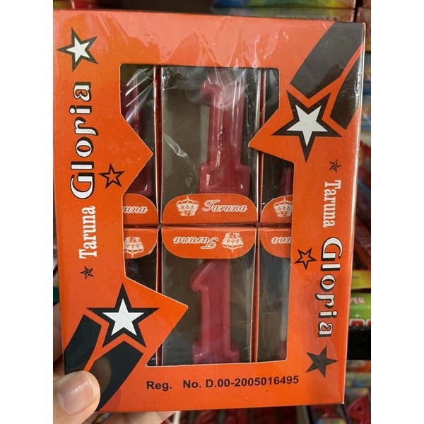 

Lilin Merah Angka Box isi 12