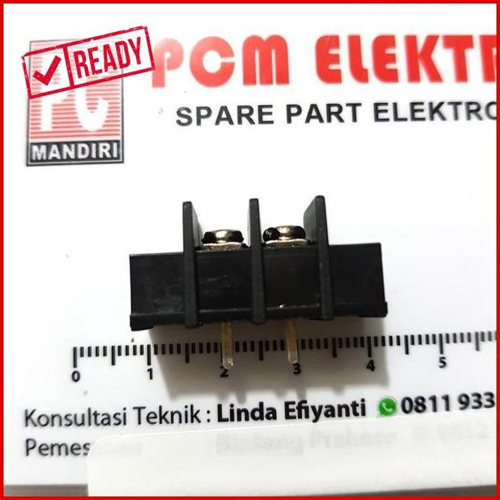 Terminal Block Pcb 2Pin Hitam Kf-25 Pcmel29
