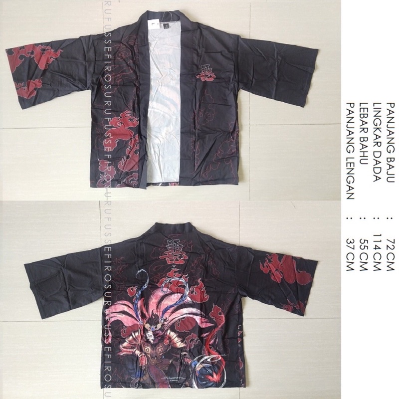 KIMONO CARDINGAN HAORI PRIA WANITA ASIA JEPANG KOREA ORIGINAL