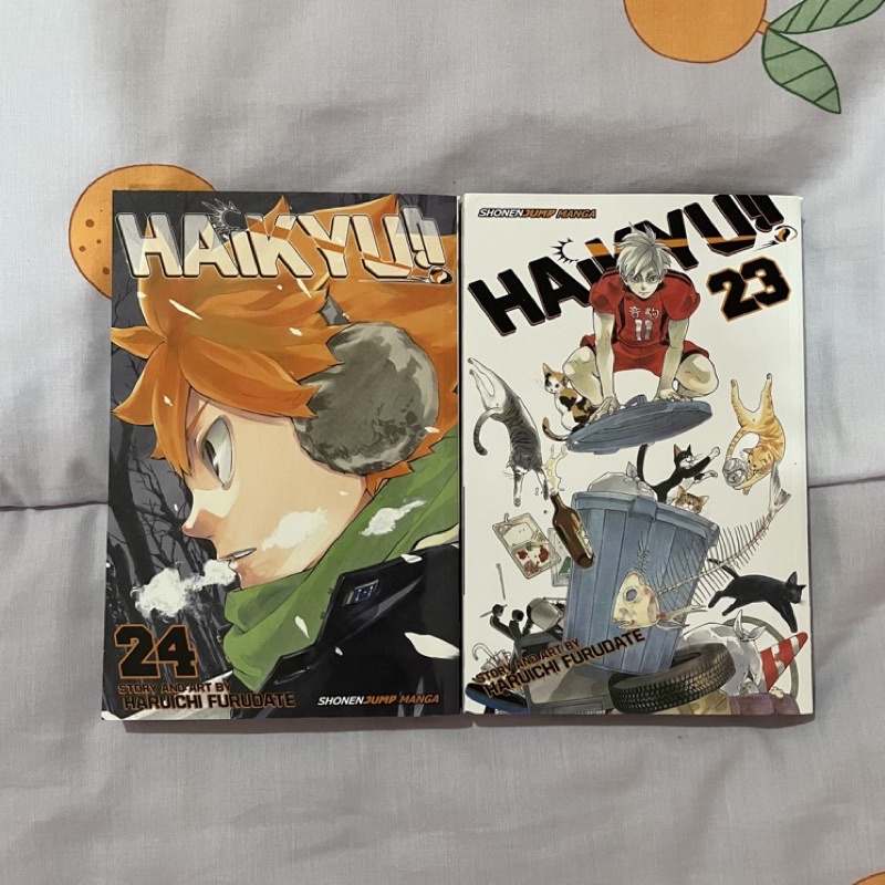 haikyuu manga (english ver) vol 23 & 24