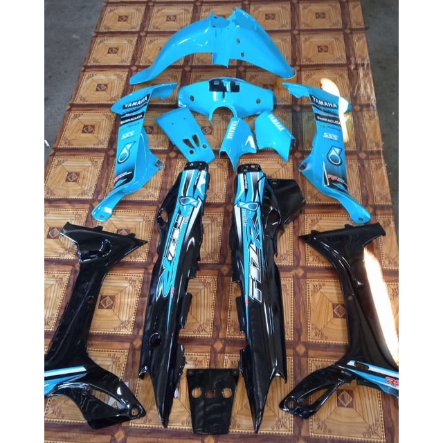 COVER body Yamaha fizR F1Zr full halus Petronas warna biru